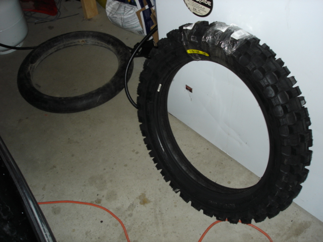 New Michelin rear tire