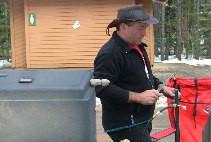 Who is this Guy? He always seems to be cooking SMOKIES. Thanks for the refreshments Ziggy