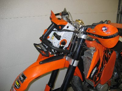 Greg's bike with a Stihl MS-192T