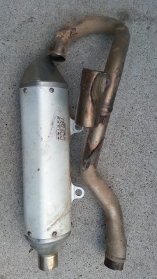 USED EXHAUST OFF OF 2013 KTM 250F DENTS BUT NO HOLES $200 OBO